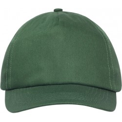 Gorra de algodón color verde