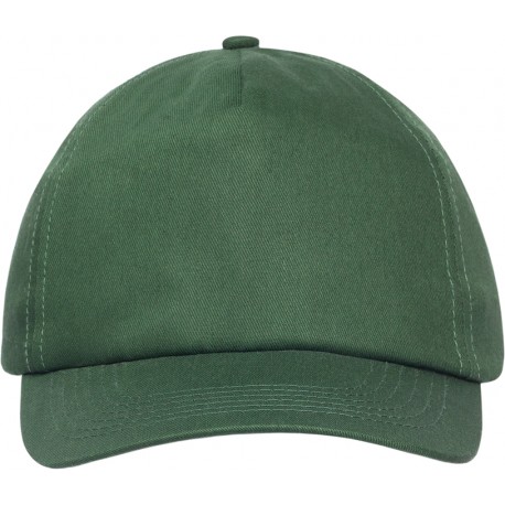 Gorra de algodón color verde