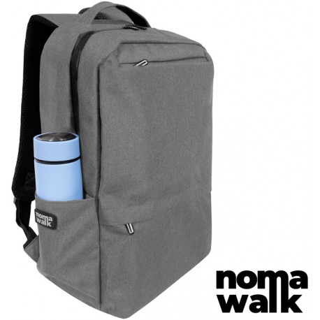 Mochila Funcional de poliéster color gris y negro