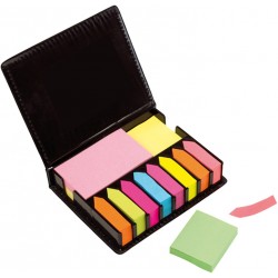 Memo set de curpiel color negro