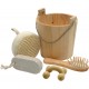 Set de masaje de madera