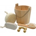 Set de masaje de madera
