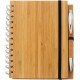 Libreta de Bambú y un bolígrafo de madera