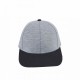 Gorra bicolor de poliéster con broche de velcro
