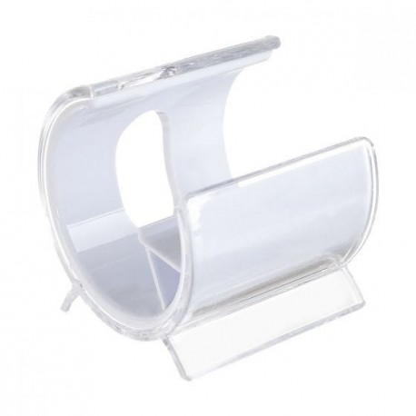 Soporte para celular de plástico blanco