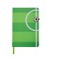 Libreta con pasta de cancha soccer