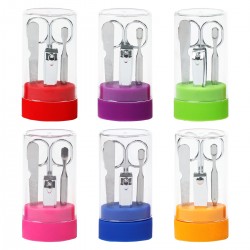 Estuche de plástico con base a color de manicure