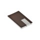 Porta tarjetas de curpiel con interior metalico