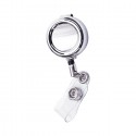 Porta gafete metalico retractil