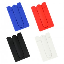 Porta tarjetas con soporte para celular