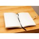 Libreta de curpiel y broche Caroli