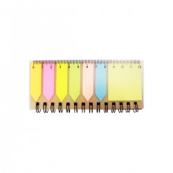 Libreta ecologica con regla de 12cm