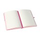 Libreta de curpiel con tela bi-tono