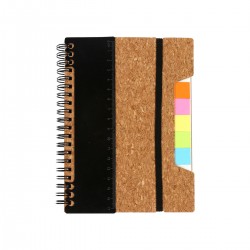 Libreta con pasta tipo Corcho