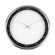 Reloj de acero inoxidable para pared