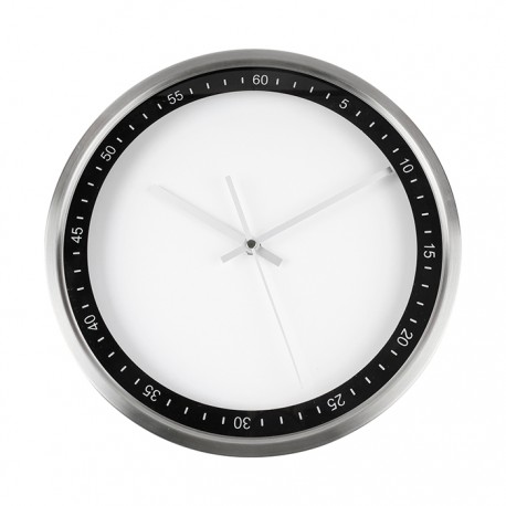 Reloj de acero inoxidable para pared