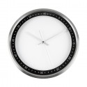 Reloj de acero inoxidable para pared