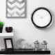 Reloj de acero inoxidable para pared