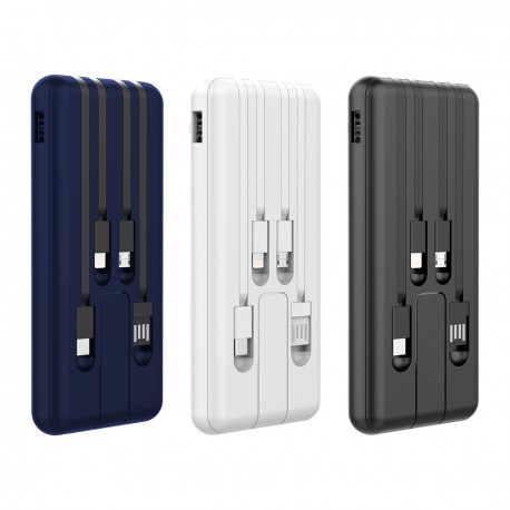 Power bank Sumy con 4 cables de carga