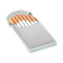 Cigarrera metalica de acabado brillante