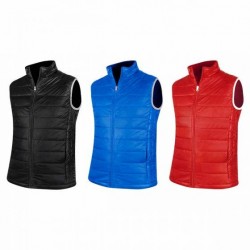Chaleco de nylon con relleno de poliéster varios colores