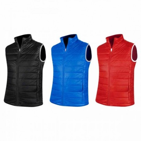 Chaleco de nylon con relleno de poliéster varios colores