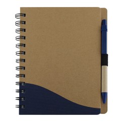 Libreta ecologica bi-tono con espiral