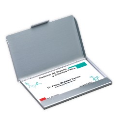 Tarjetero de aluminio