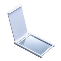 Espejo rectangular de plástico