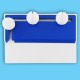 Organizador de plástico para cables