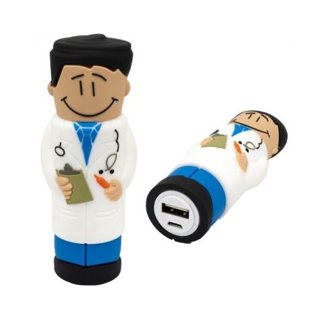 Power bank en forma de doctor