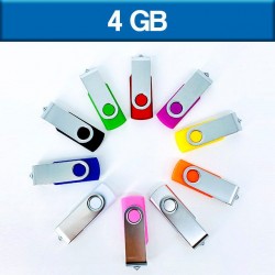 Memoria USB de 4 GB con proteccion metalica