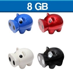 Memoria USB de 8 GB en forma de puerquito