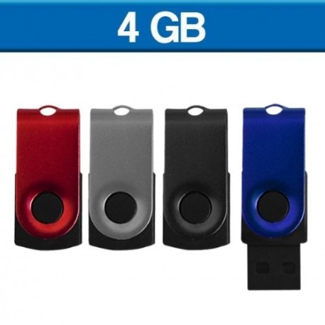 Mini memoria USB de 4 GB con proteccion giratoria