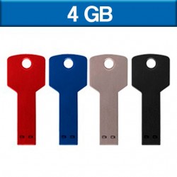 Memoria USB de 4 GB en forma de llave