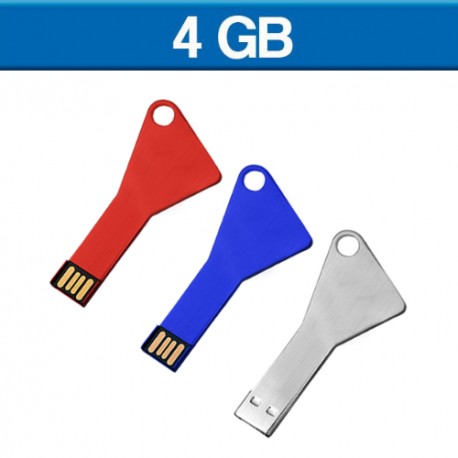 Memoria USB de 4 GB en forma de llave triangular