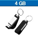 Memoria USB de 4 GB de piel y aro
