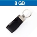 Memoria USB de 8 GB de piel con broche