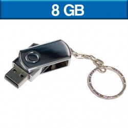 Mini memoria USB de 8 GB metalica