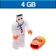 Memoria USB de 4 GB en forma de doctor