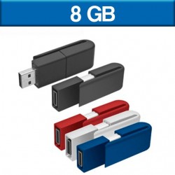 Memoria USB de 8 GB retractil
