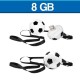 Memoria USB de 8 GB en forma de balon soccer