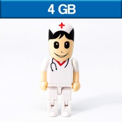 Memoria USB de 4 GB en forma de enfermera