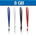 Memoria USB de 8 GB en porta gafete