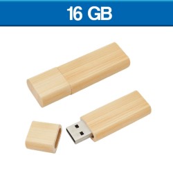 Memoria USB de 16 GB de bambu