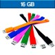 Memoria USB de 16 GB pulsera con tapa