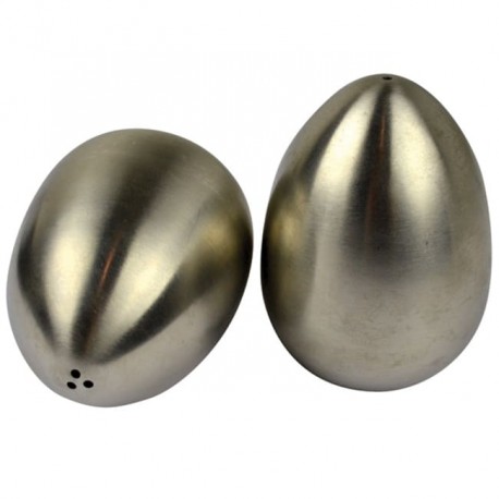 Set de salero y pimentero de aluminio