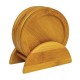 Set de portavasos Coasters de bambu