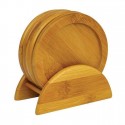 Set de portavasos Coasters de bambu