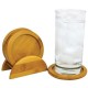 Set de portavasos Coasters de bambu